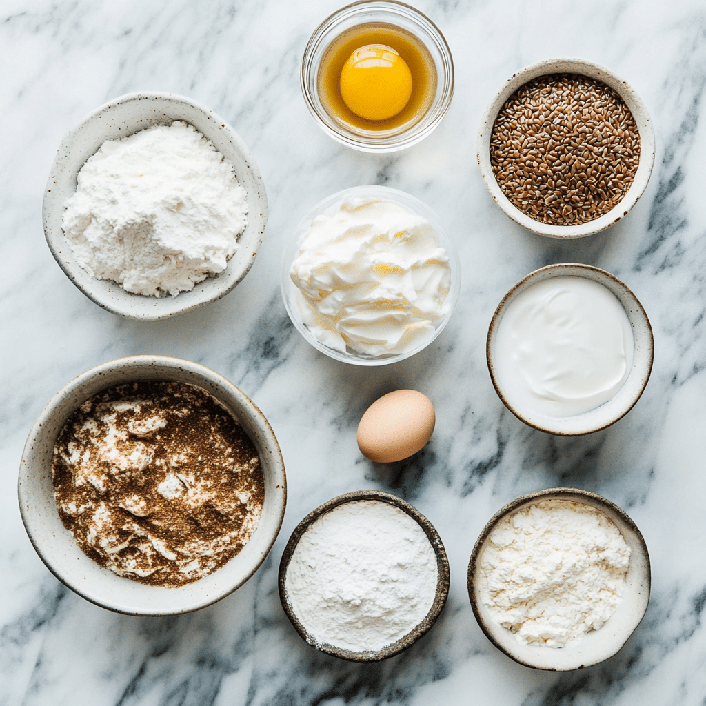 Ingredients for high protein gluten-free bagels